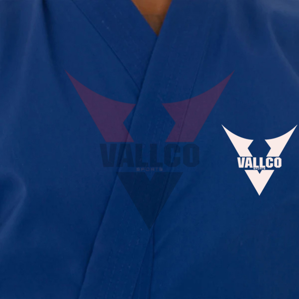 Blue Color Highland Quality With Own Logo Best Supplier Factory Rate Karate Uniforms - view 13
