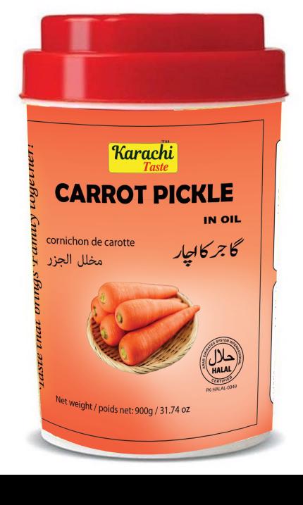 Food Mixed Pickle Achar In Oil In 400 Gram HDPE Jar
