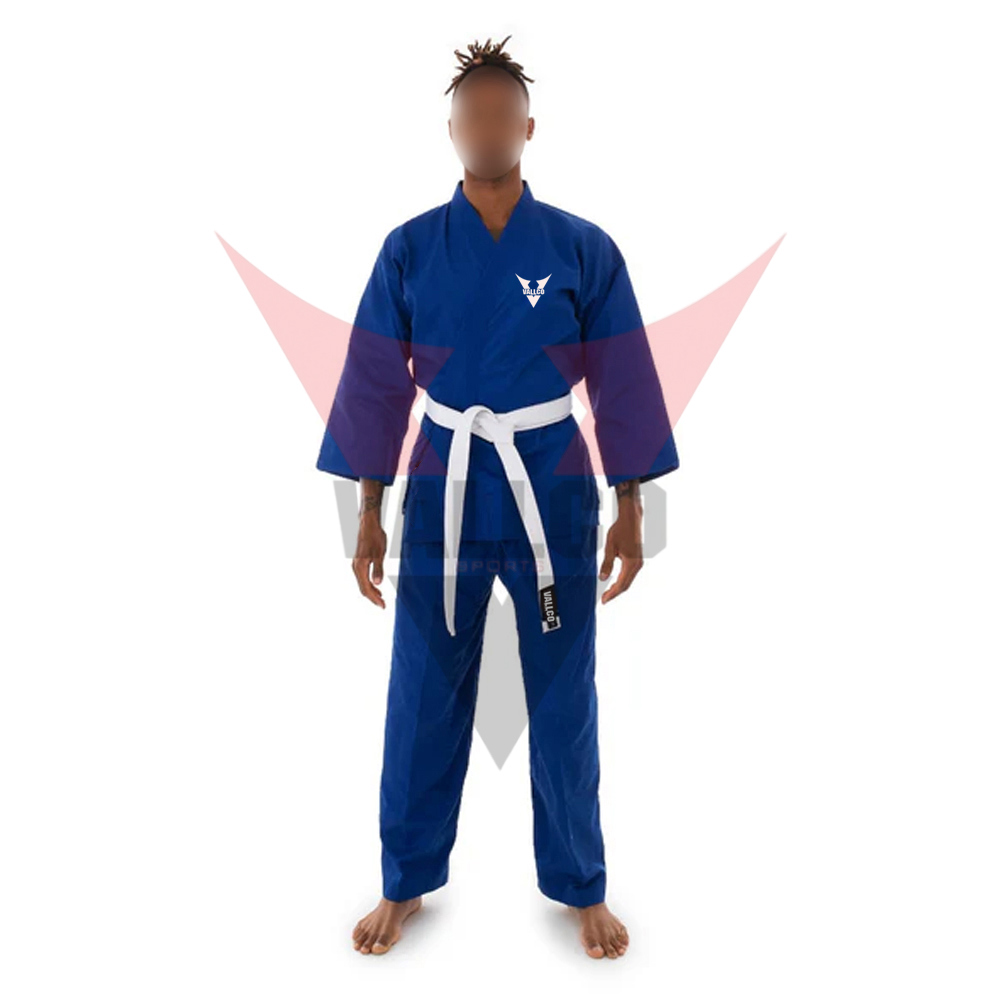 Blue Color Highland Quality With Own Logo Best Supplier Factory Rate Karate Uniforms - view 28