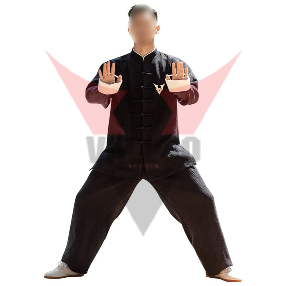 Black Color Good Selling Highest Quality Make Your Own New Arrival Martial Art Kung Fu Uniform - view 7