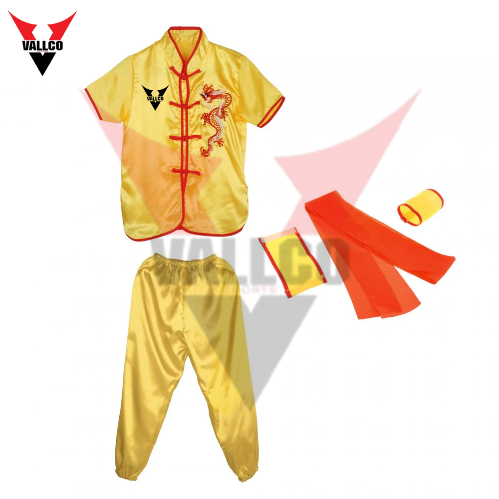 Yellow Color Good Selling Highest Quality Best Material Customized Made Adult Wear Kung Fu Uniform - view 2