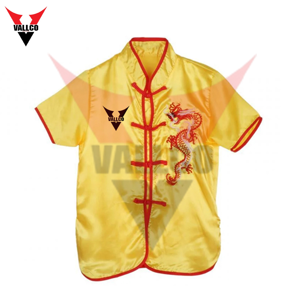 Yellow Color Good Selling Highest Quality Best Material Customized Made Adult Wear Kung Fu Uniform - view 5