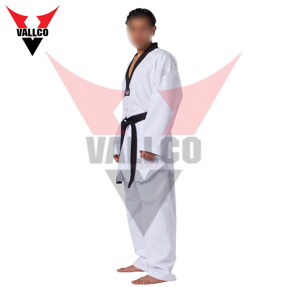 White And Black Color Good Selling Highest Quality Adult Wear Newest Taekwondo Uniform - view 2