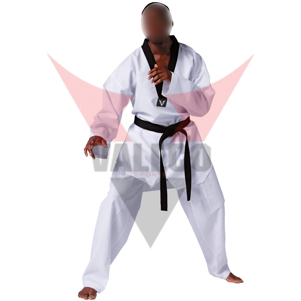 White And Black Color Good Selling Highest Quality Adult Wear Newest Taekwondo Uniform - view 10