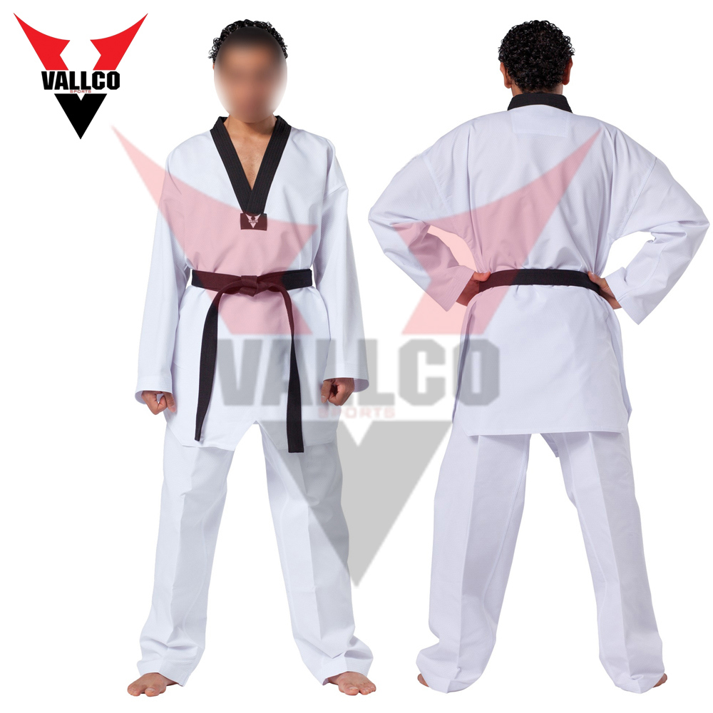 White And Black Color Good Selling Highest Quality Adult Wear Newest Taekwondo Uniform - view 11