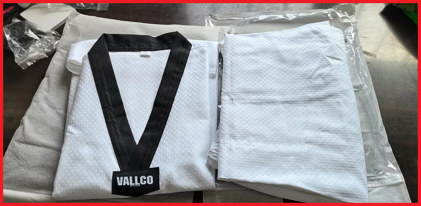 White And Black Color Good Selling Highest Quality Adult Wear Newest Taekwondo Uniform - view 14