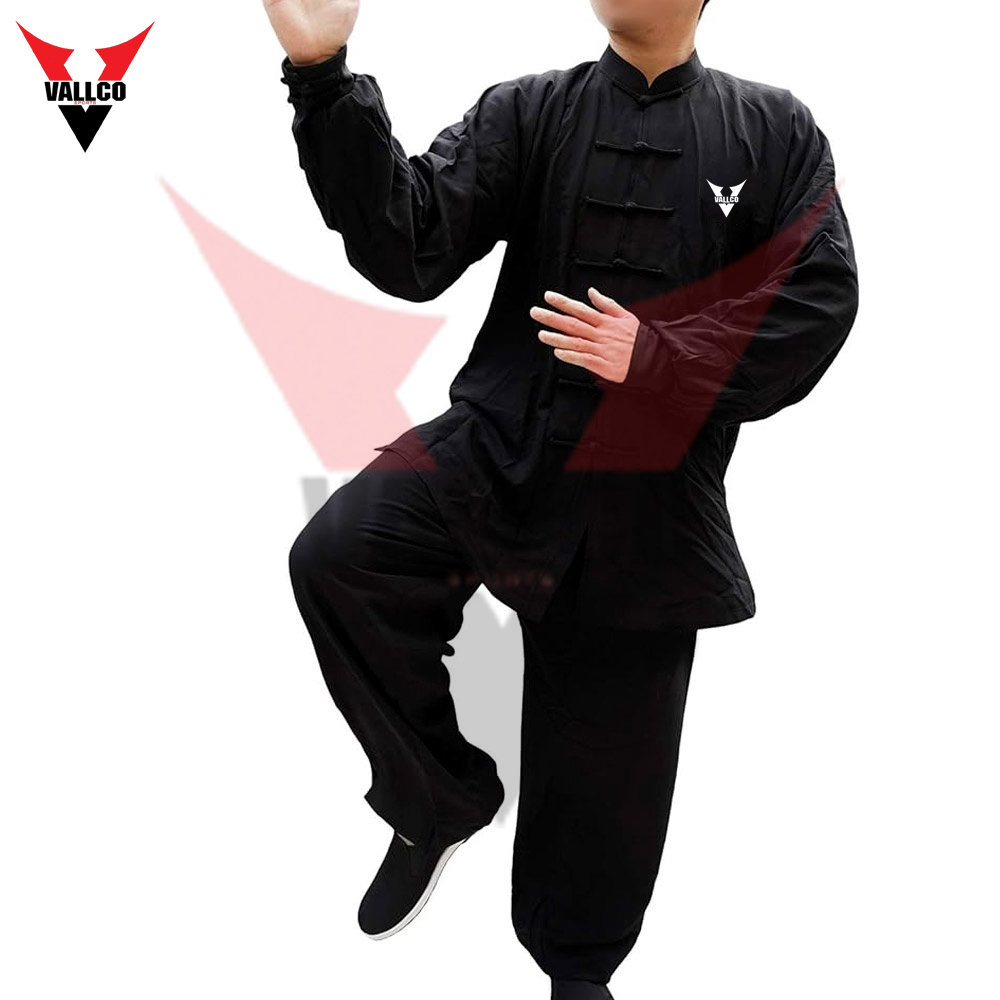 lack Color Best Material Wholesale Rate Newest Design Adult Wear Premium Quality Kung Fu Uniform - view 9