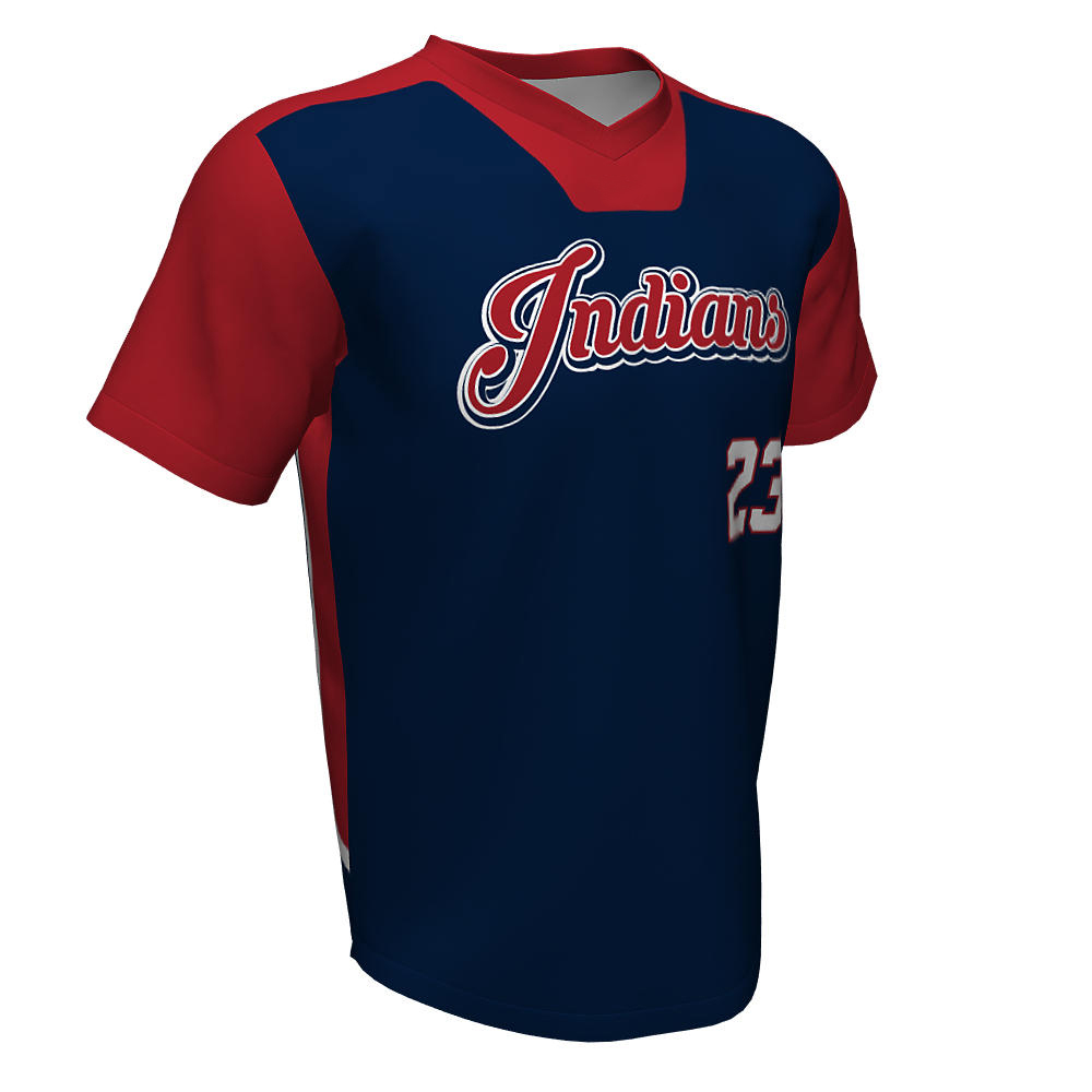 Baseball V Neck Indians Jersey - view 5