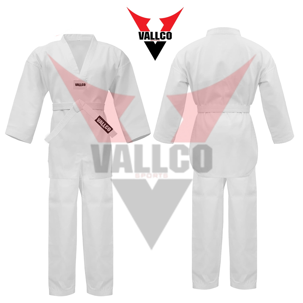 Taekwondo Uniform For Adults And Children Full White Color Martial Arts Wear Taekwondo Suits - view 11