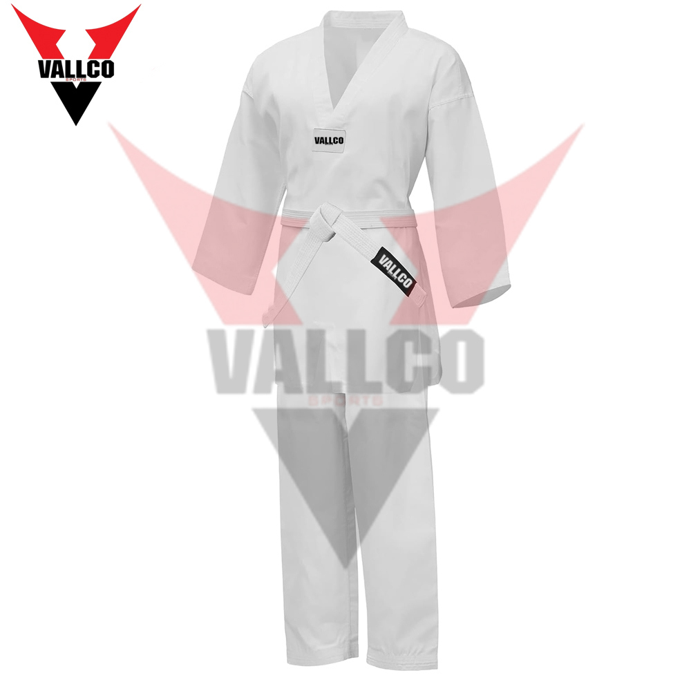 Taekwondo Uniform For Adults And Children Full White Color Martial Arts Wear Taekwondo Suits - view 12