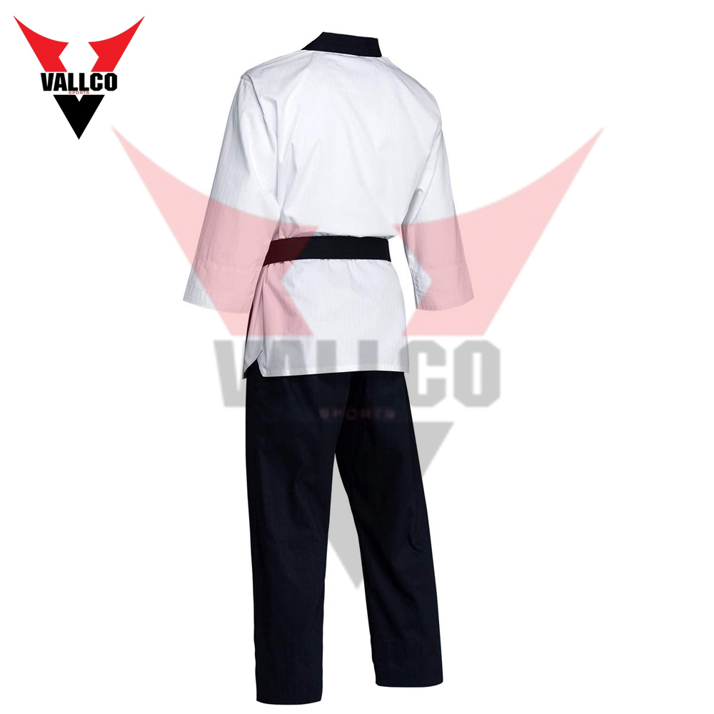 Black White Color Good Selling Without Logo Premium Quality Martial Art Wear Taekwondo Uniforms - view 2