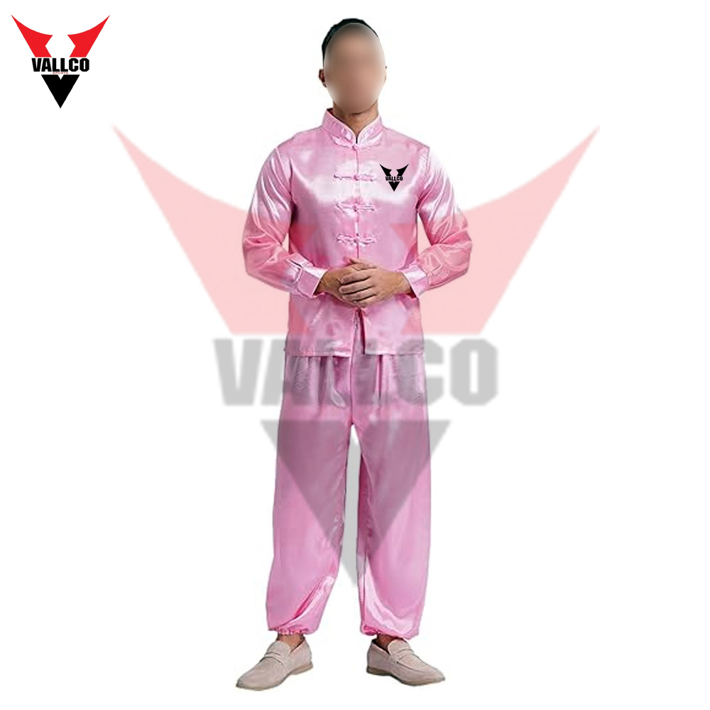  Pink Color New Arrival Customization Logo Print Adult Wear Latest Style Kung Fu Uniform - view 2