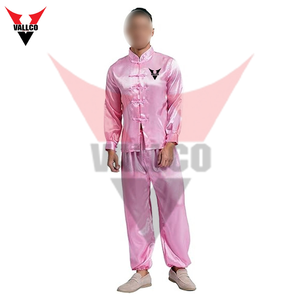  Pink Color New Arrival Customization Logo Print Adult Wear Latest Style Kung Fu Uniform - view 5