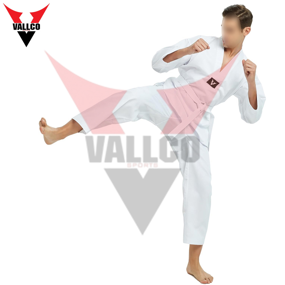 Medium Weight 100% Cotton Durable New Arrival Stylish Design Taekwondo Uniform - view 5
