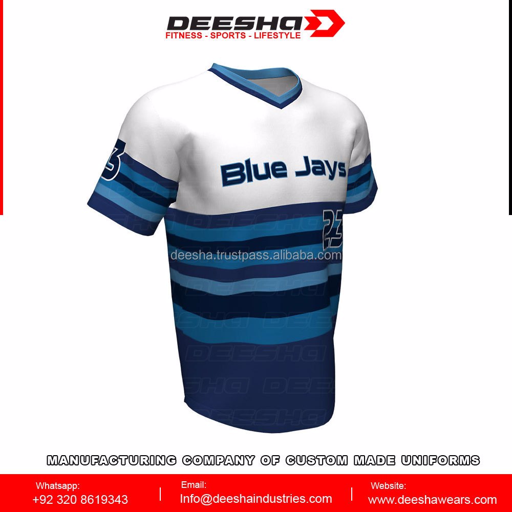 Baseball V Neck Blue Jays Jersey