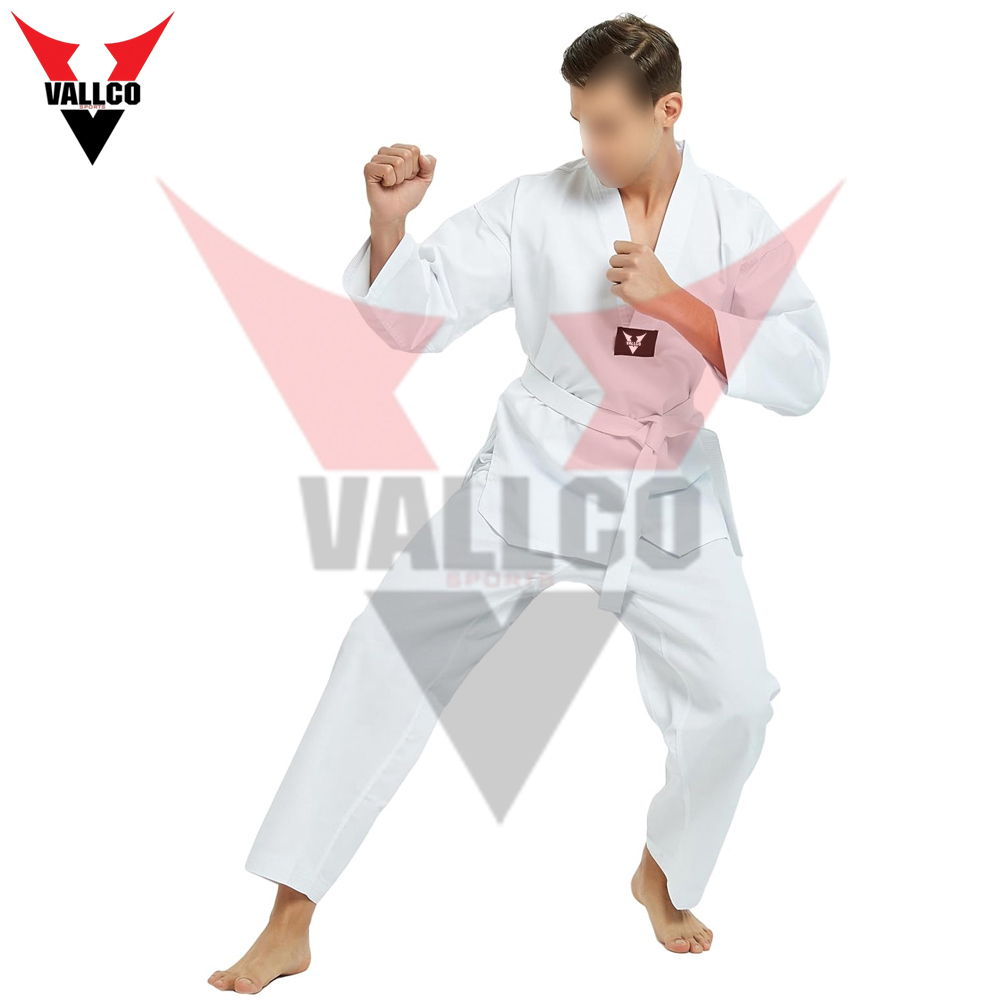 Medium Weight 100% Cotton Durable New Arrival Stylish Design Taekwondo Uniform - view 9