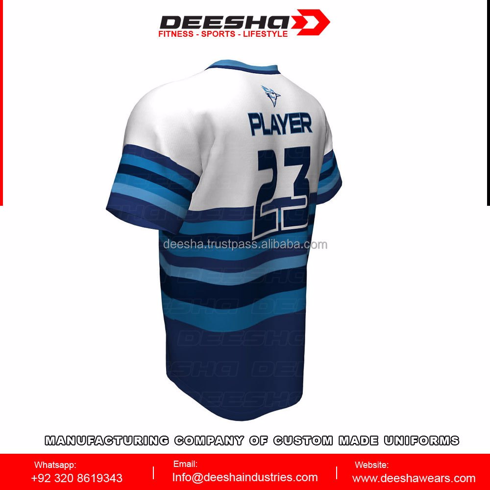Baseball V Neck Blue Jays Jersey - view 4
