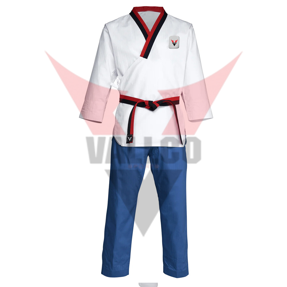 Best Supplier High Quality Cotton Polyester For Training Mid Weight Taekwondo Uniform For Adults
