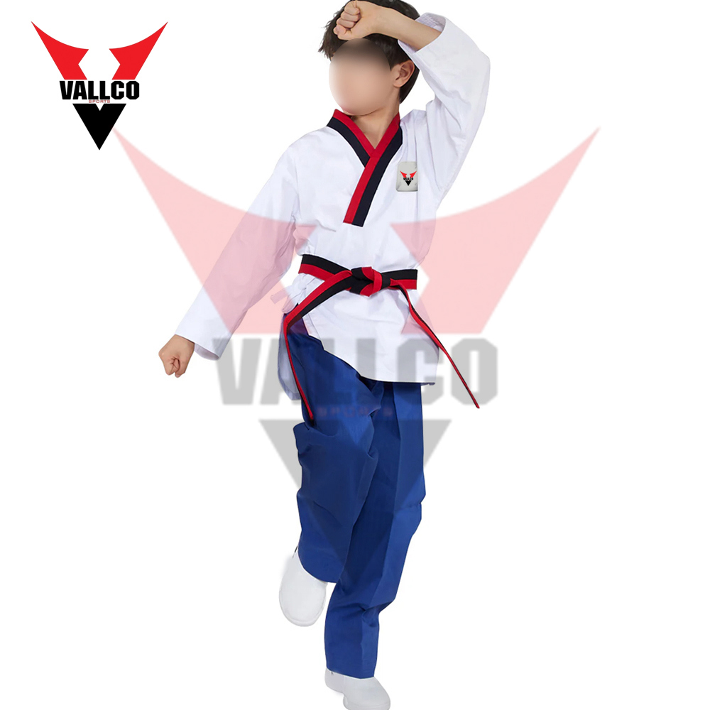 Best Supplier High Quality Cotton Polyester For Training Mid Weight Taekwondo Uniform For Adults - view 2