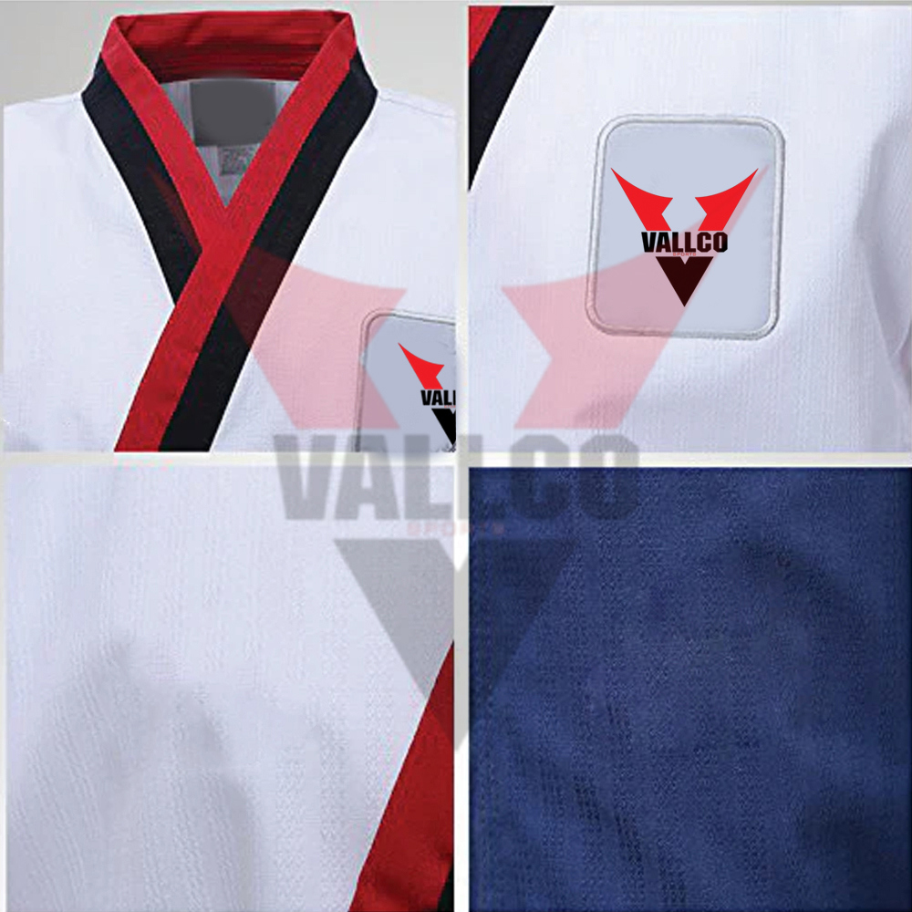 Best Supplier High Quality Cotton Polyester For Training Mid Weight Taekwondo Uniform For Adults - view 6