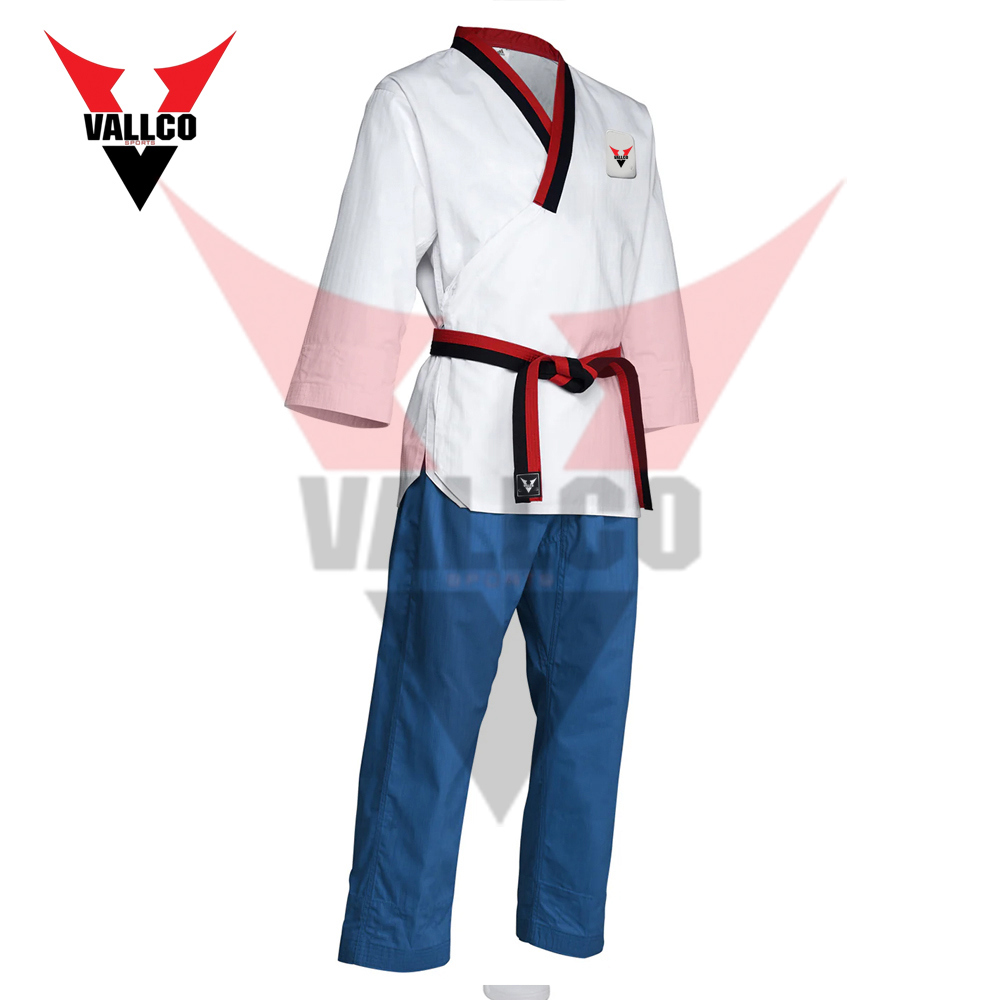 Best Supplier High Quality Cotton Polyester For Training Mid Weight Taekwondo Uniform For Adults - view 12