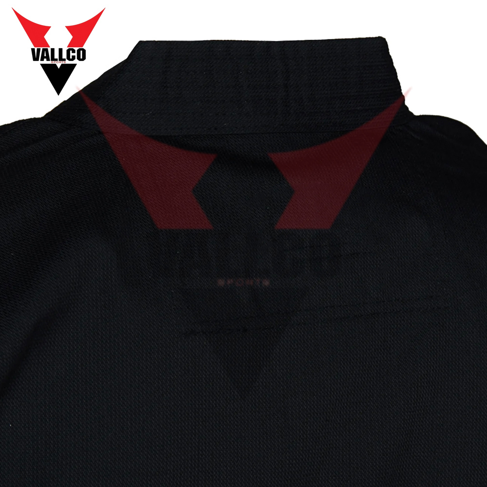 In One Solid Black Color Highland Quality Comfortable Men Wear Taekwondo Uniform - view 11