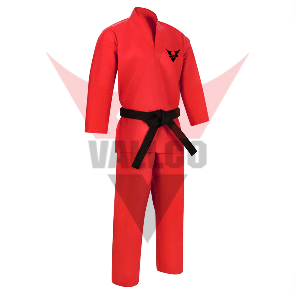  Solid Color Best Selling Premium Quality Breathable Newest Design Men Wear Taekwondo Uniform