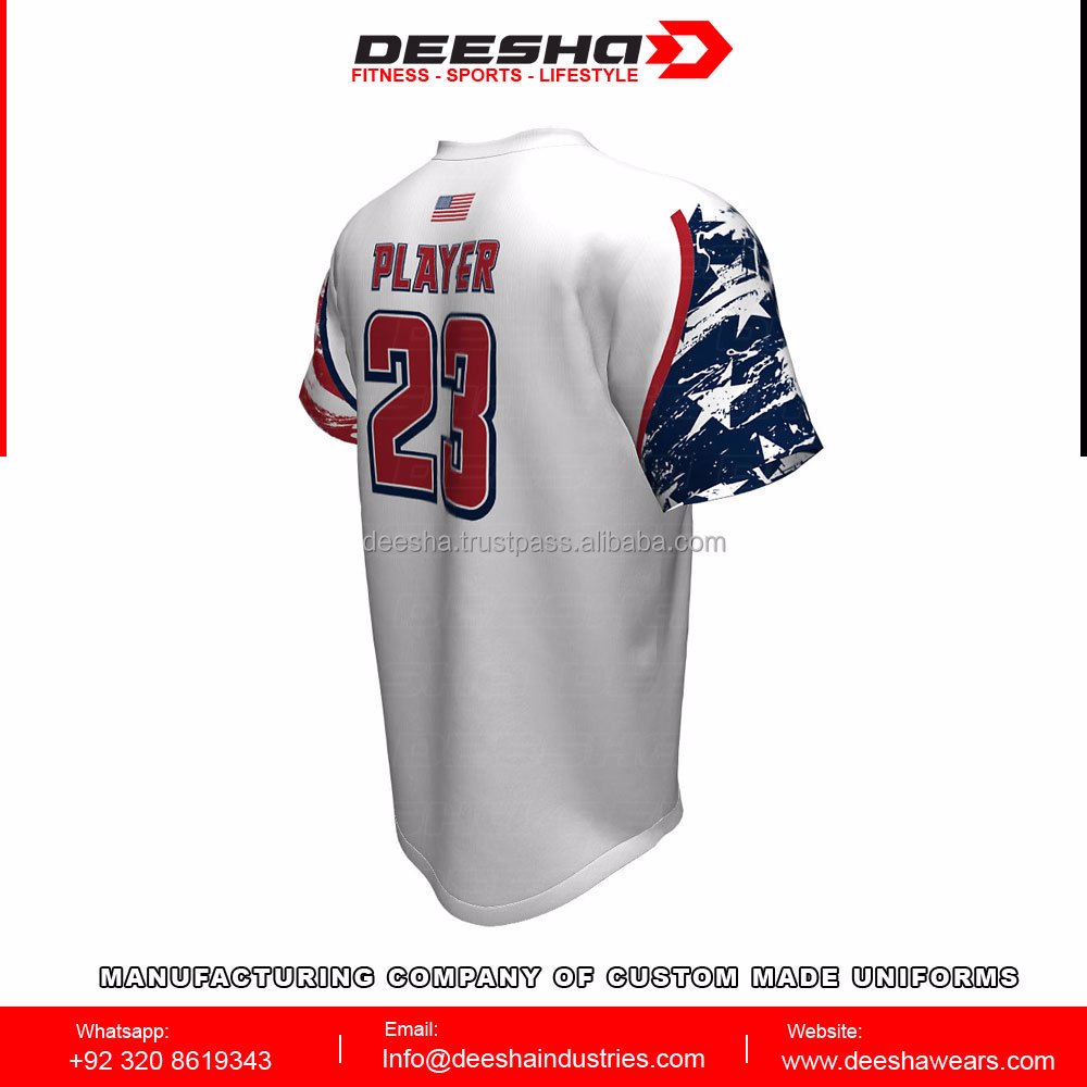 Baseball V Neck Patriots Jersey - view 2