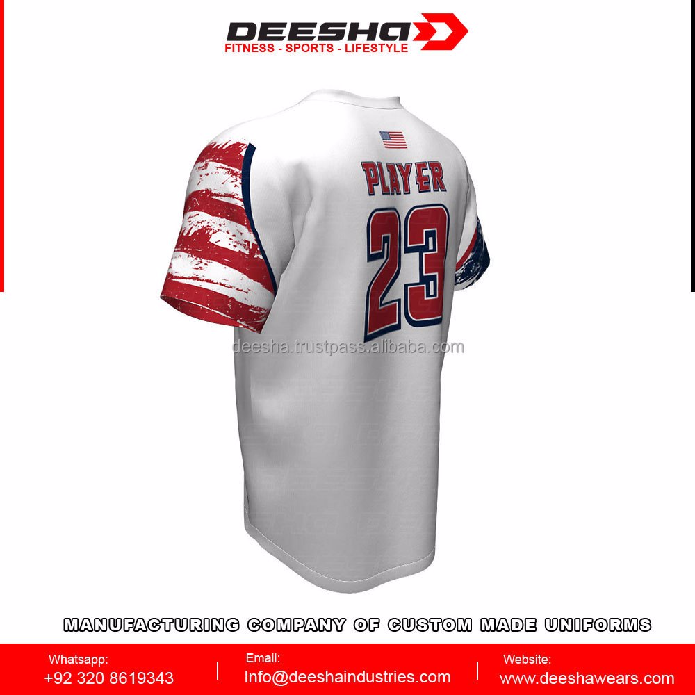 Baseball V Neck Patriots Jersey - view 4