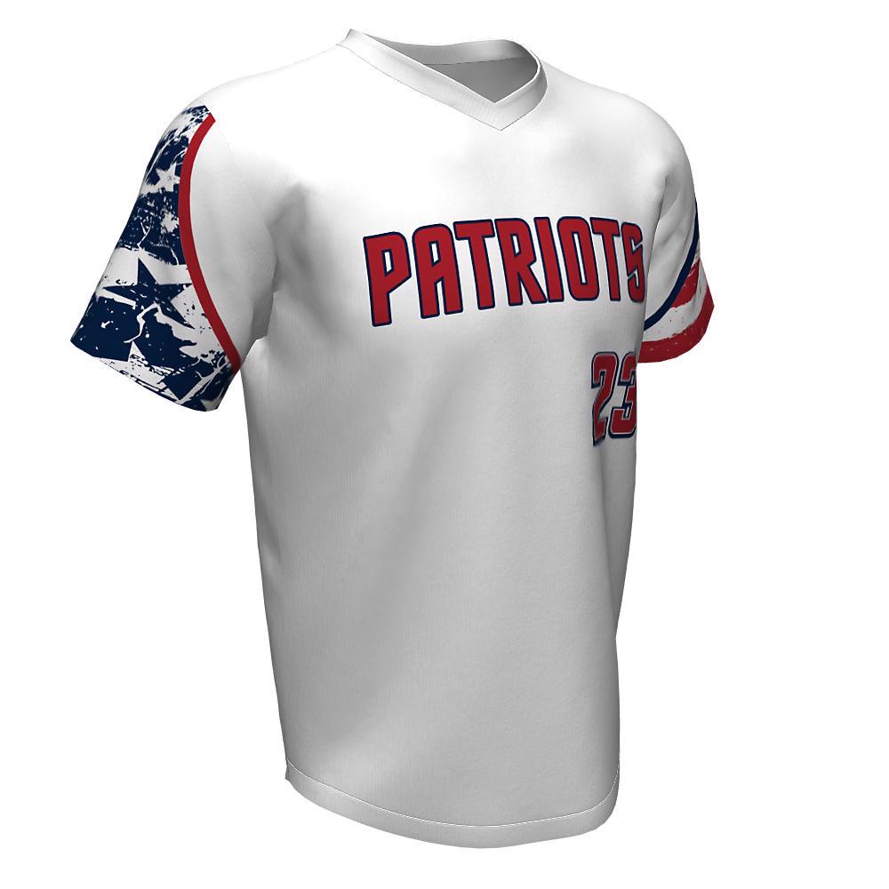 Baseball V Neck Patriots Jersey - view 5