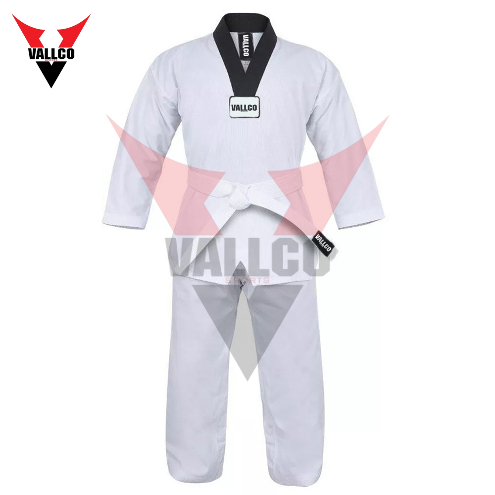 With Black Color Contrast Highest Quality Make Your Own Adult Wear Fighting Taekwondo Uniform - view 8