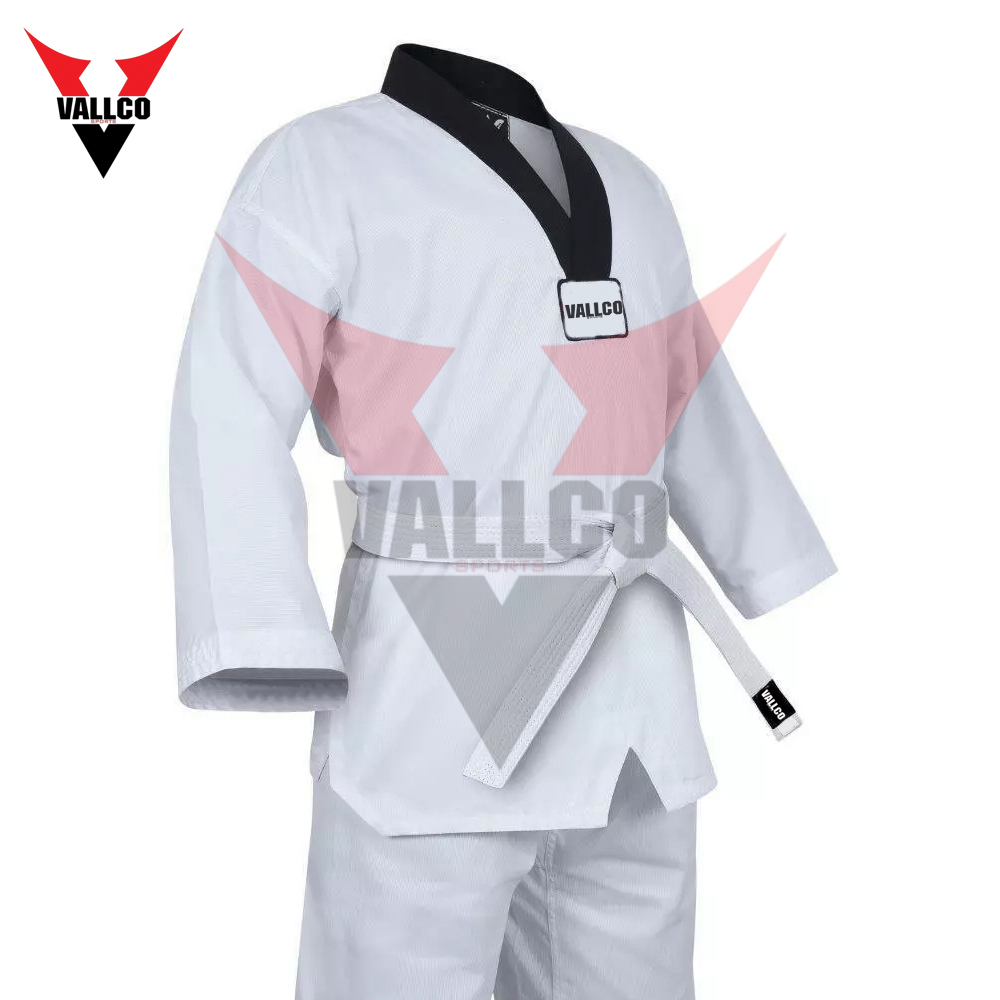 With Black Color Contrast Highest Quality Make Your Own Adult Wear Fighting Taekwondo Uniform - view 11