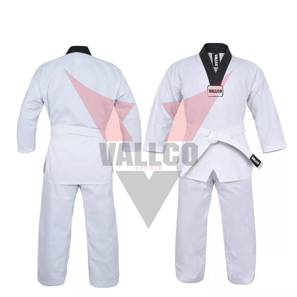 With Black Color Contrast Highest Quality Make Your Own Adult Wear Fighting Taekwondo Uniform - view 12