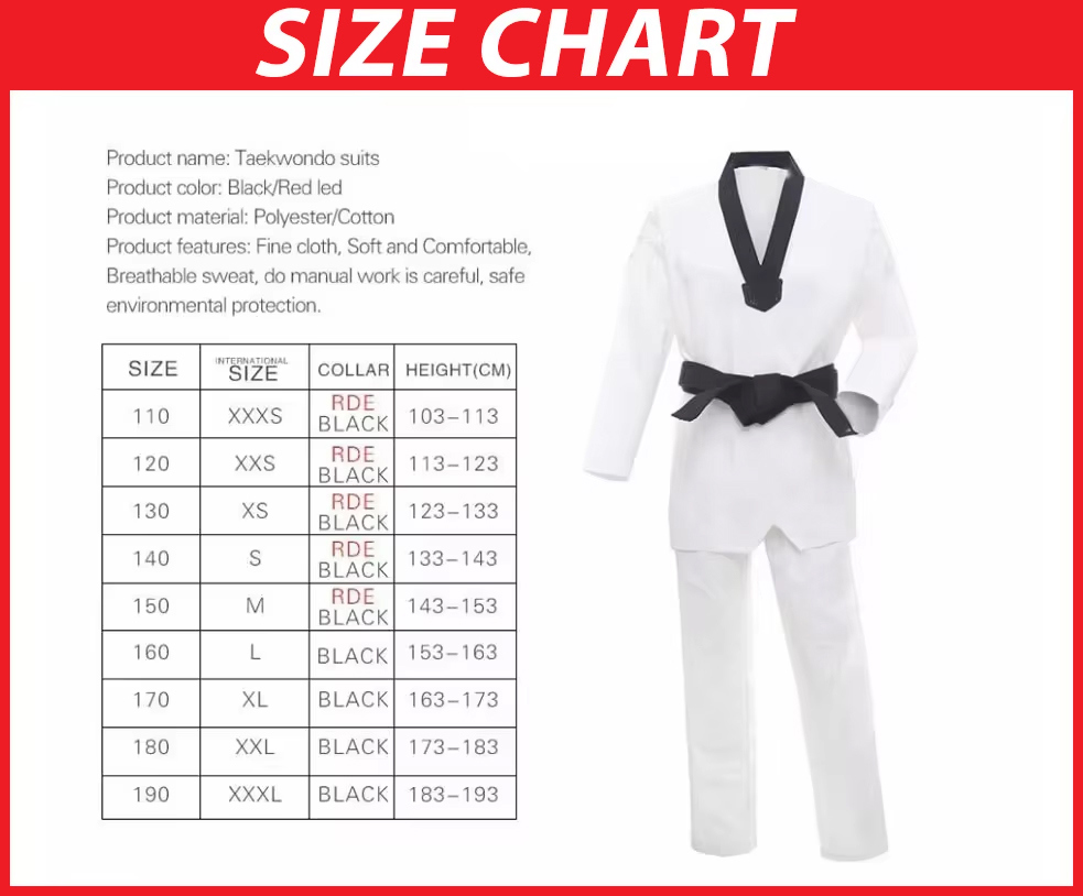 Cotton Fabric Highest Quality New Arrival Premium Product Best Taekwondo Uniform - view 12