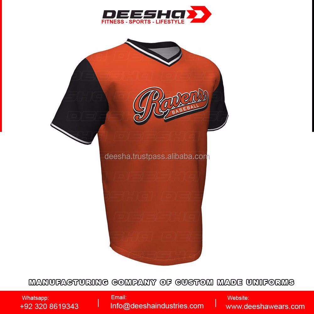 Baseball V Neck Ravens Jersey
