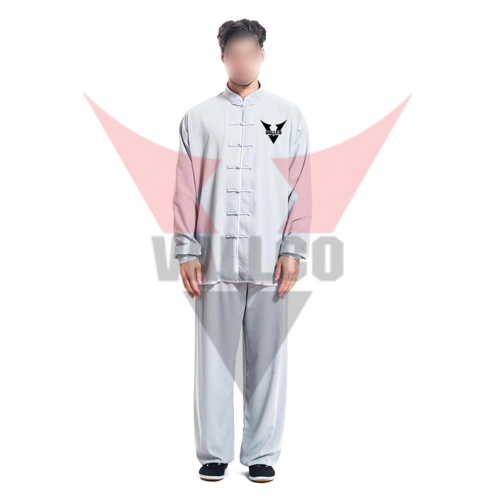 Men's Kung Fu Tai Chi Uniform Cotton Silk Material Highest Quality Adult Wear Kung Fu Uniform