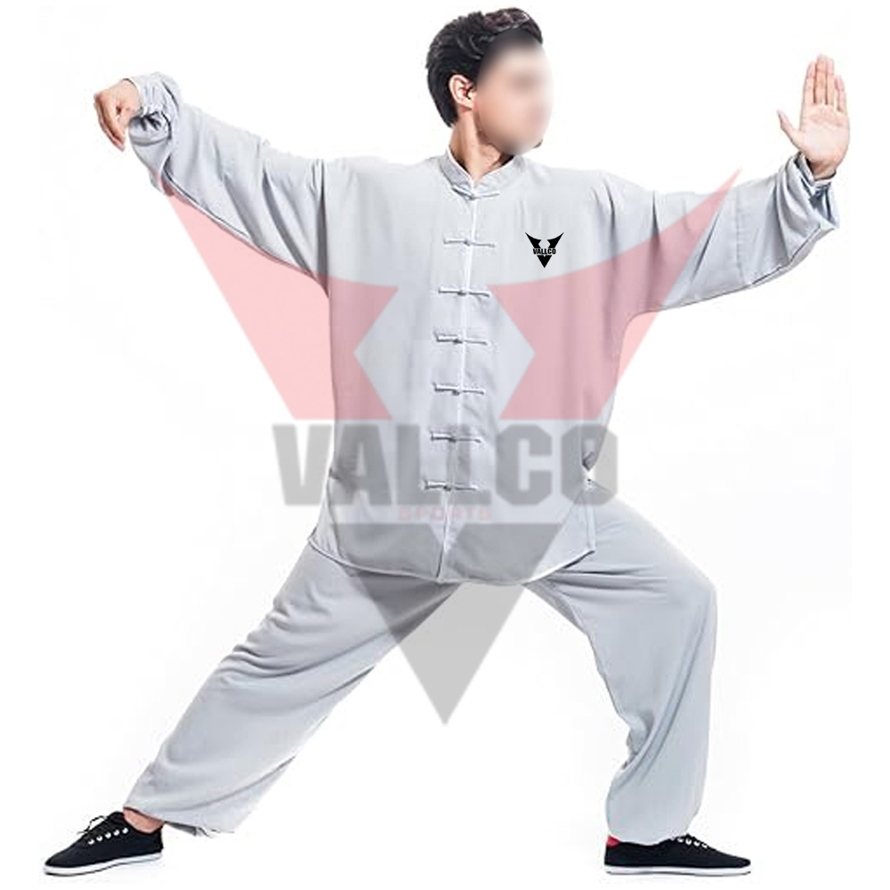 Men's Kung Fu Tai Chi Uniform Cotton Silk Material Highest Quality Adult Wear Kung Fu Uniform - view 4