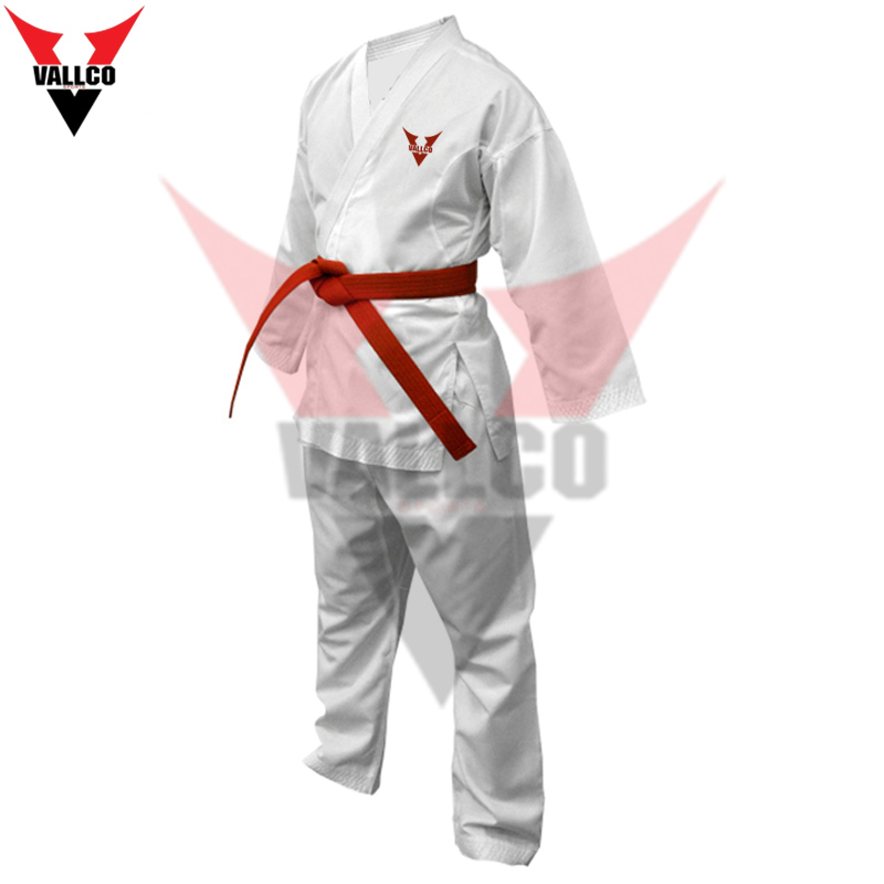 White Color Medium Weight 100% Cotton Durable New Arrival Stylish Design Karate Uniform - view 4