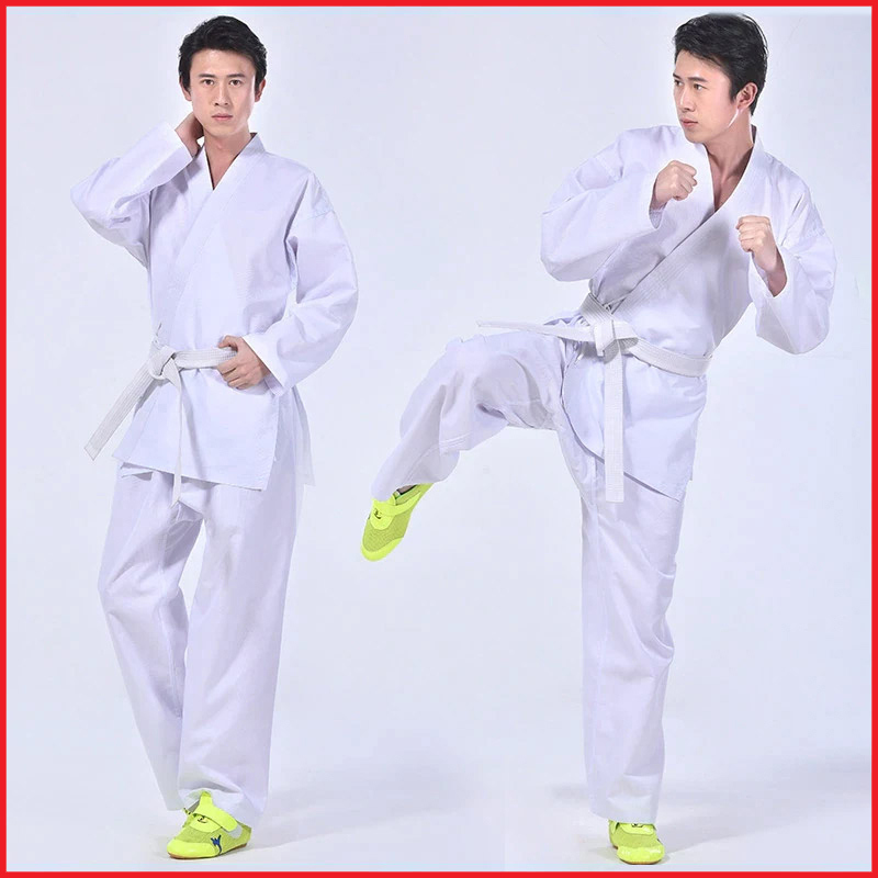 White Color Medium Weight 100% Cotton Durable New Arrival Stylish Design Karate Uniform - view 8