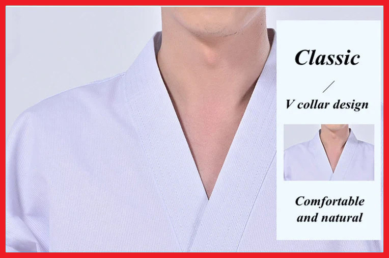 White Color Medium Weight 100% Cotton Durable New Arrival Stylish Design Karate Uniform - view 9