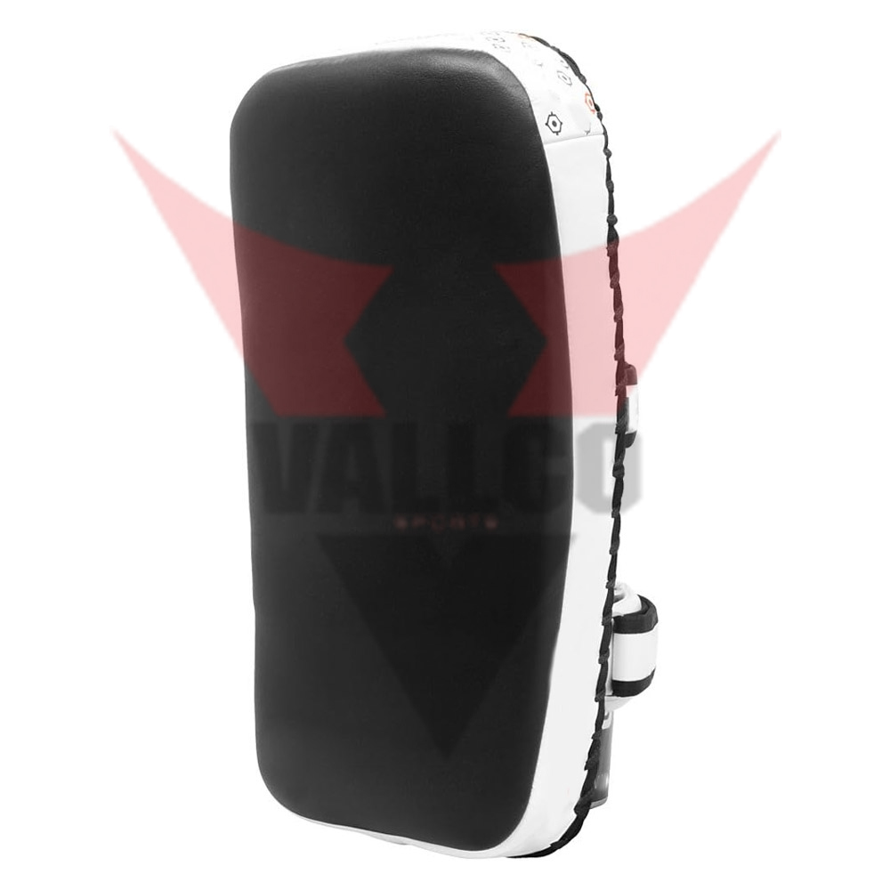 Black , White Color Good Selling Thick Material PU Leather Customized Logo Print Boxing Kick Shield