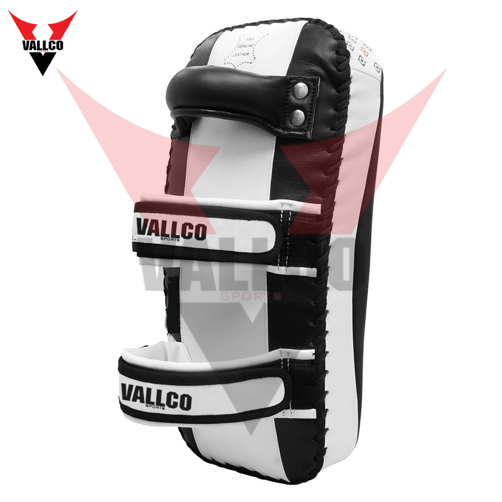Black , White Color Good Selling Thick Material PU Leather Customized Logo Print Boxing Kick Shield - view 3