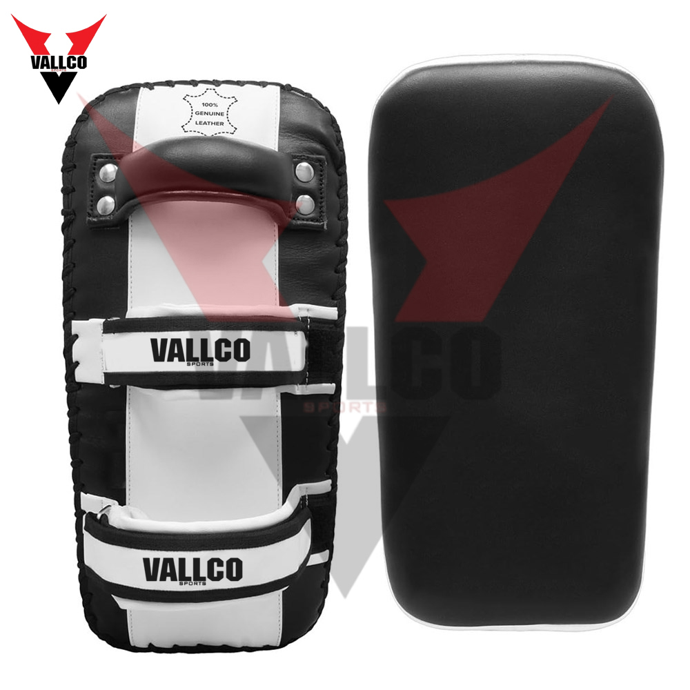Black , White Color Good Selling Thick Material PU Leather Customized Logo Print Boxing Kick Shield - view 5