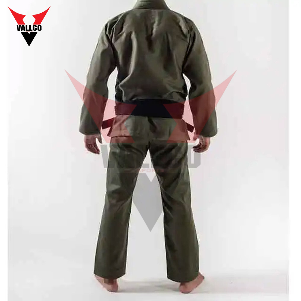 Olive Color Top Quality Martial Art Wear Best Price Customized Made Adult Wear Karate Uniforms - view 8