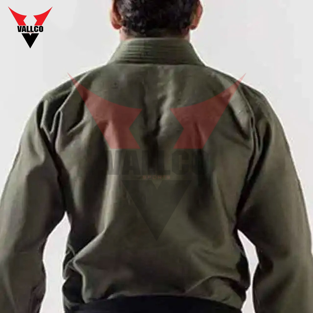 Olive Color Top Quality Martial Art Wear Best Price Customized Made Adult Wear Karate Uniforms - view 9