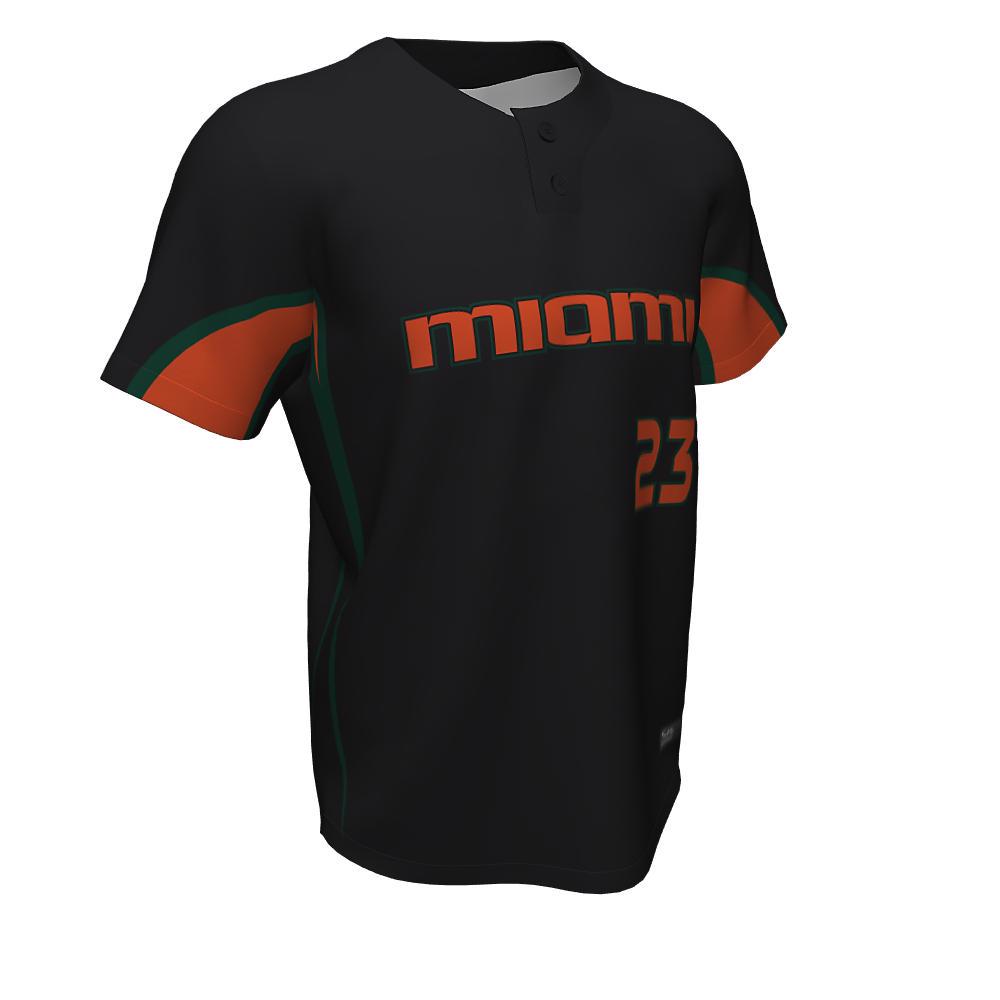 Baseball 2 Button Miami Jersey - view 5