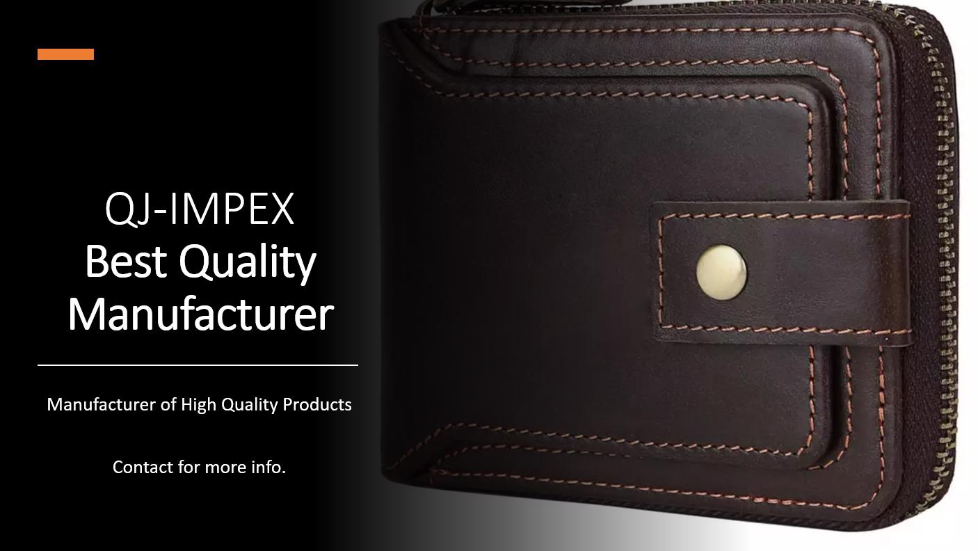 Casual Men Slim Custom Logo Leahter Wallets - view 7