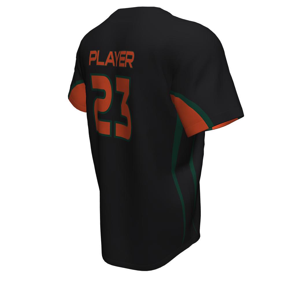 Baseball 2 Button Miami Jersey - view 7
