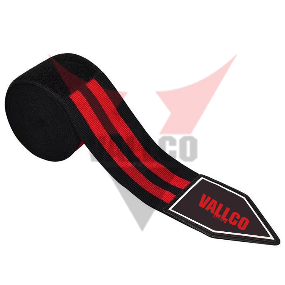 Black Red Color Wholesale Rate Different Design Wrist Support Bands Fight Boxing Hand Wraps 