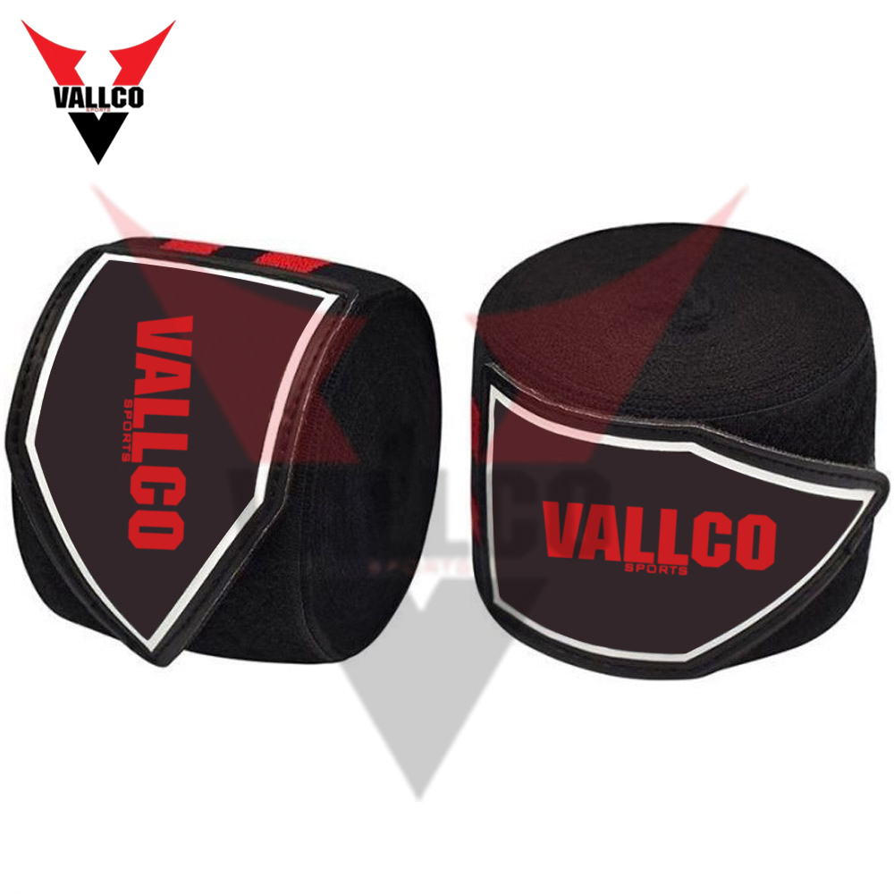 Black Red Color Wholesale Rate Different Design Wrist Support Bands Fight Boxing Hand Wraps  - view 4